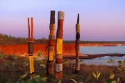 Pukumani Poles on Bathurst Island