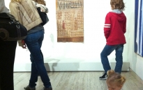 IDAIA\'s bark paintings and ochres guided tours, part of NAIDOC Week 2013 at the Art Gallery of NSW