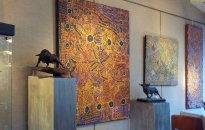 Exhibition 'Papunya Tjupi Artists' in Versailles - 2012