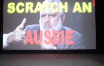 Richard Bell - Scratch an Aussie, 2008 - installation view, Artspace, Sydney