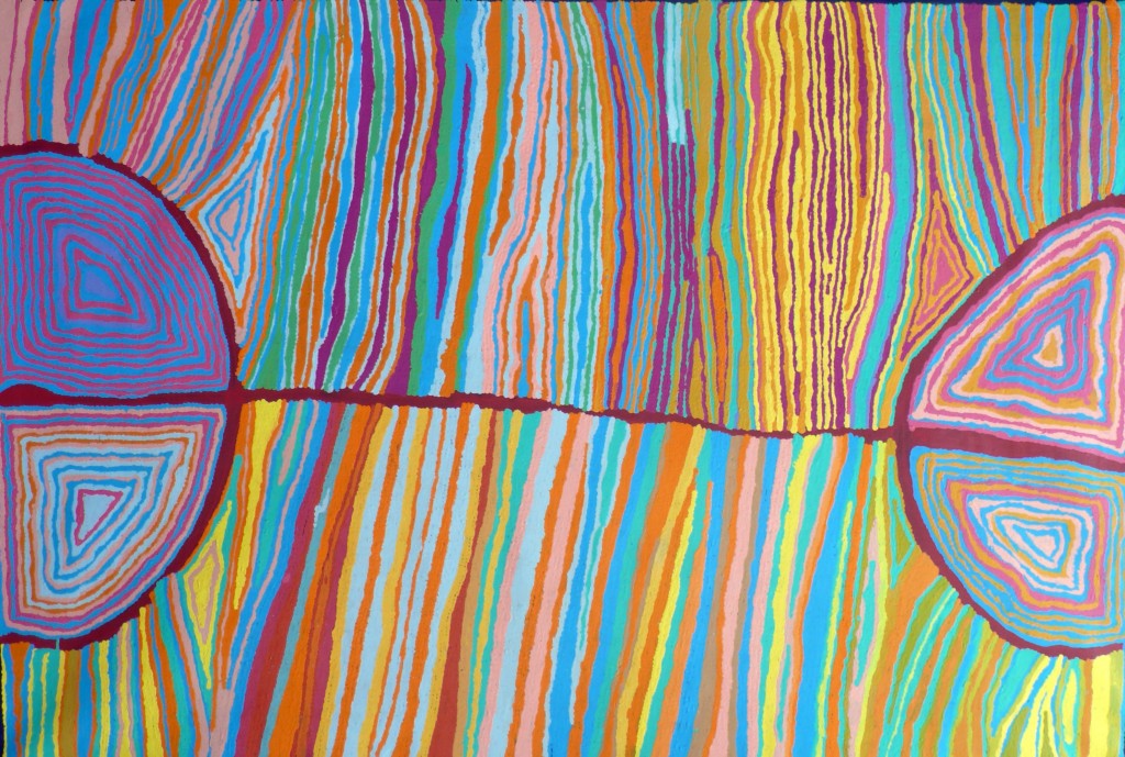 Judy Napangardi Watson - Desert Oak Dreaming - 2011 - 183x122cm