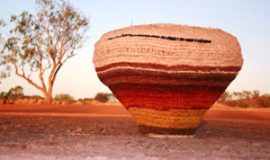 Pantjiti Mackenzie Basketpa Tjukulangati (Deep rockhole basket) 2009 Image courtesy and © Tjanpi Desert Weavers, NPY Women’s Council Photograph: Emma Diamond