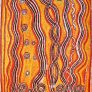 Paddy Japaljarri Sims - Warlu Jukurrpa (Fire Dreaming), 2008 - 152 x 122 cm @ Warlukurlangu Artists