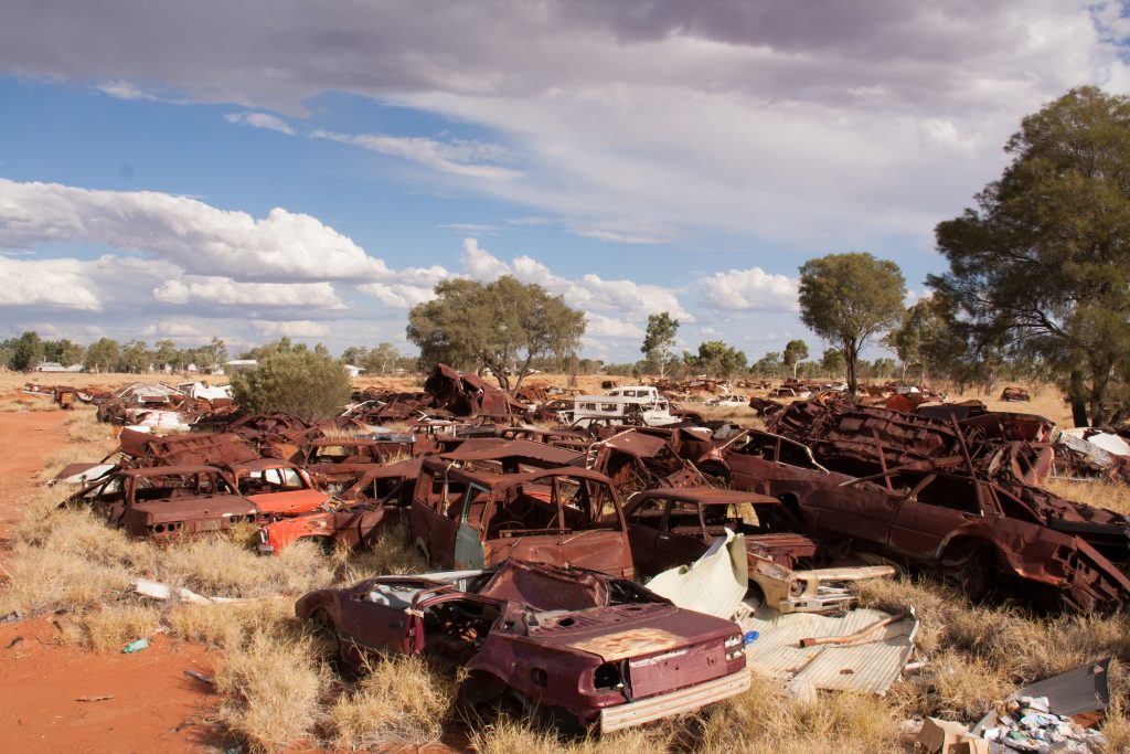 Kristabell Porter - Car Graveyard - 2015 - Photograph Edition 4 of 10 - Courtesy of Warakurna Artists