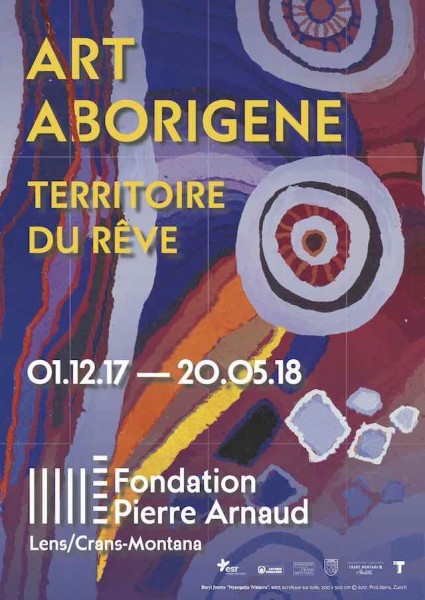 View of exhibition poster - Dreaming Territory - Pierre Arnaud Foundation