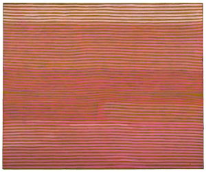 Mick NAMARARI TJAPALTJARRI Untitled (Rain Dreaming at Nyunmanu) 1994