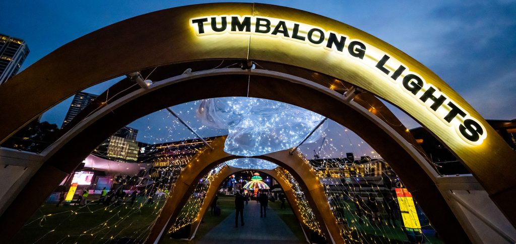 'Under the Milky Way' at the Tumbalong Lights Inclusive Playspace - Darling Harbour - Vivid Sydney - Photo Destination NSW