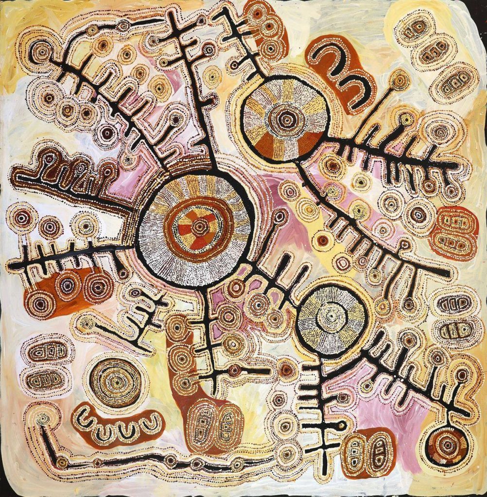 Painting by Tuppy Goodwin © The Artist - Courtesy Apy Art Collective