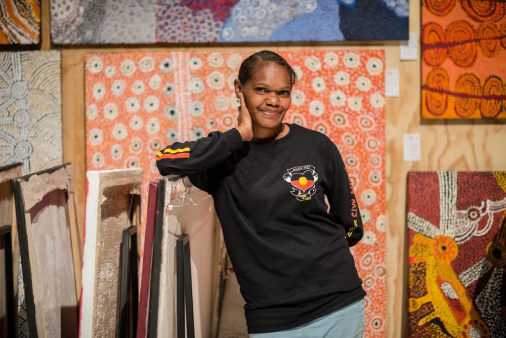 View of Tarnanthi Art Fair; Photo Nat Rogers