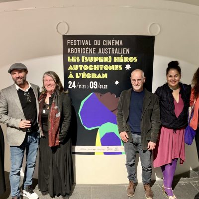 Left to right: Harriet O'Malley, Glen Condie, H.E. Megan Anderson, Patrice Balvay, Greta Morton Elangué and Solenne Ducos-Lamotte