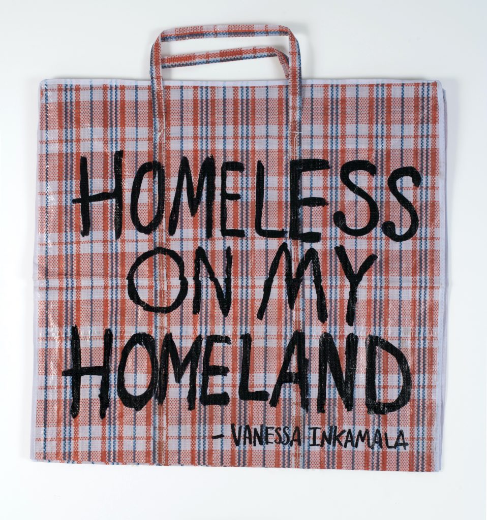 Vanessa Inkamala - Homeless on my Homeland, 2020 (face 1)