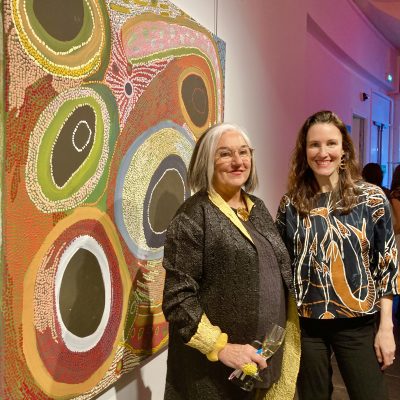 Margo Neale, Senior Indigenous Curator and Advisor, National Museum of Australia, and Solenne Ducos-Lamotte, IDAIA's Director.